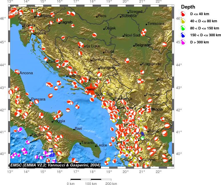 Regional moment Tensor