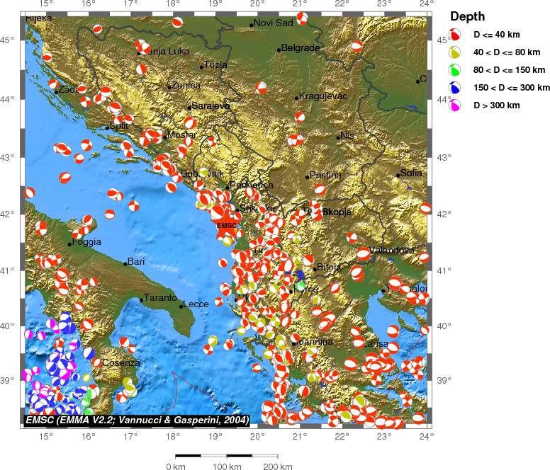 Regional moment Tensor