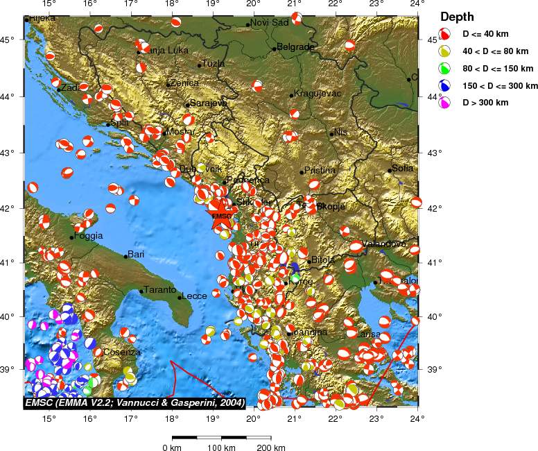 Regional moment Tensor