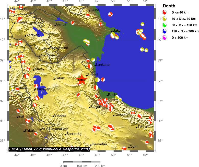 Regional moment Tensor