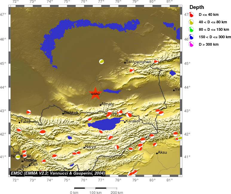 Regional moment Tensor