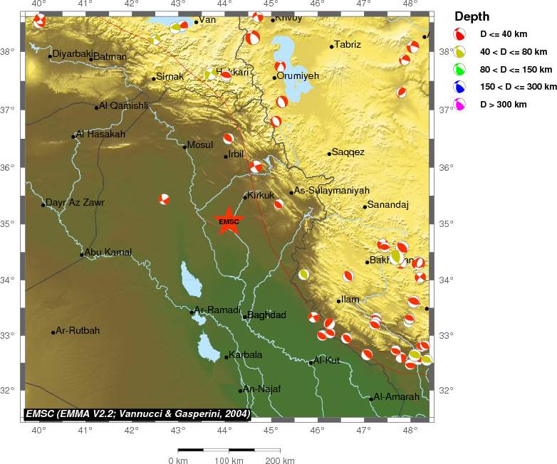 Regional moment Tensor