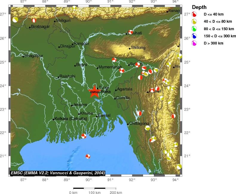 Regional moment Tensor