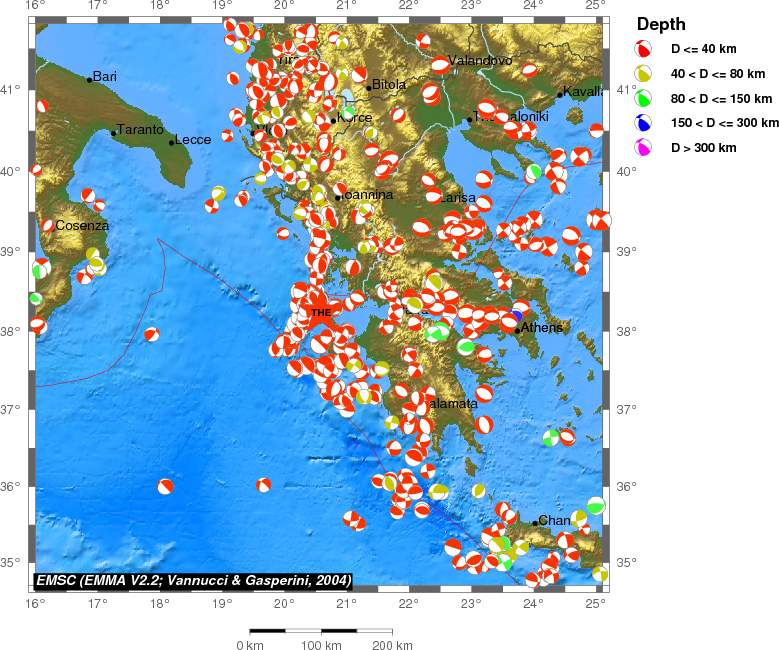 Regional moment Tensor