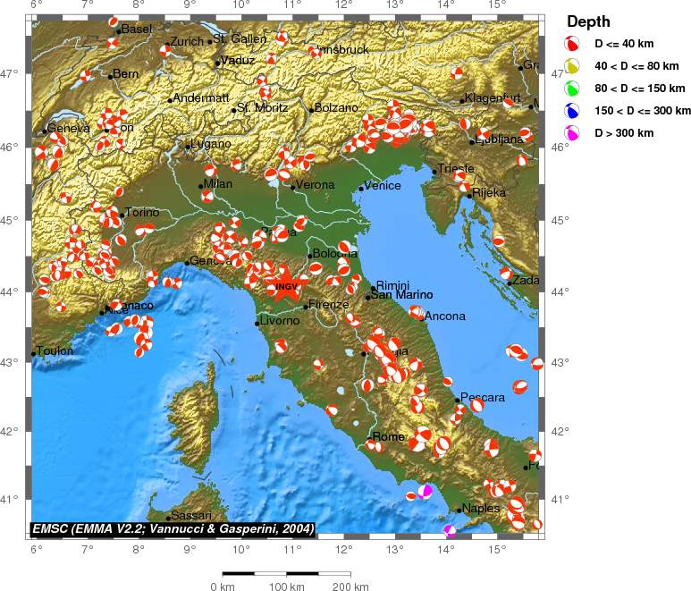 Regional moment Tensor