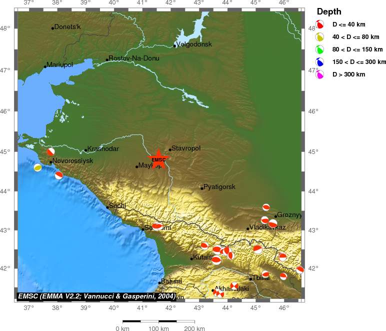 Regional moment Tensor