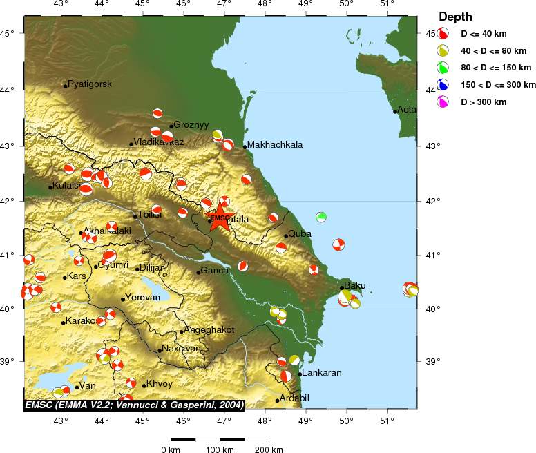 Regional moment Tensor