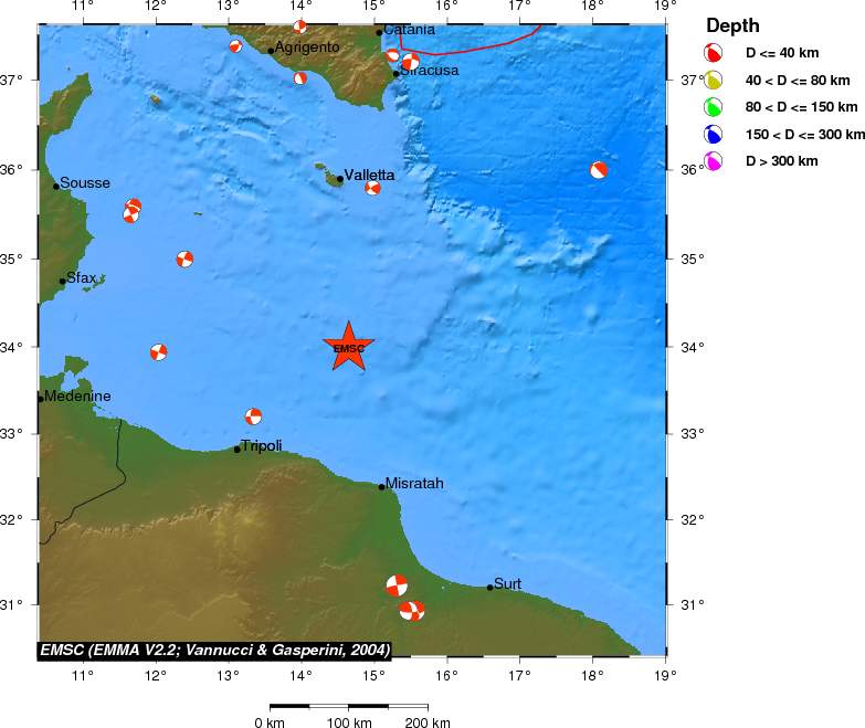 Regional moment Tensor