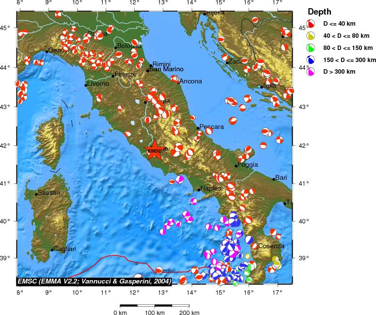 Regional moment Tensor