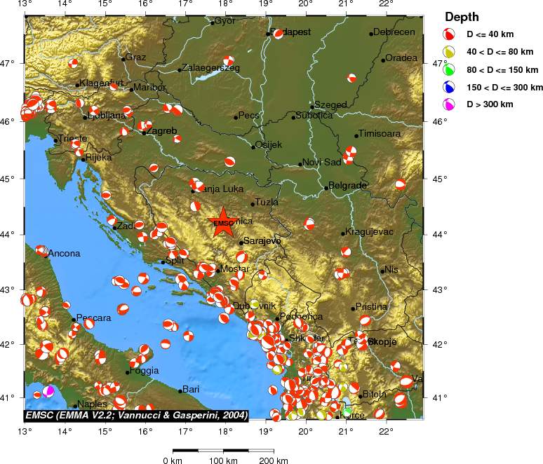 Regional moment Tensor