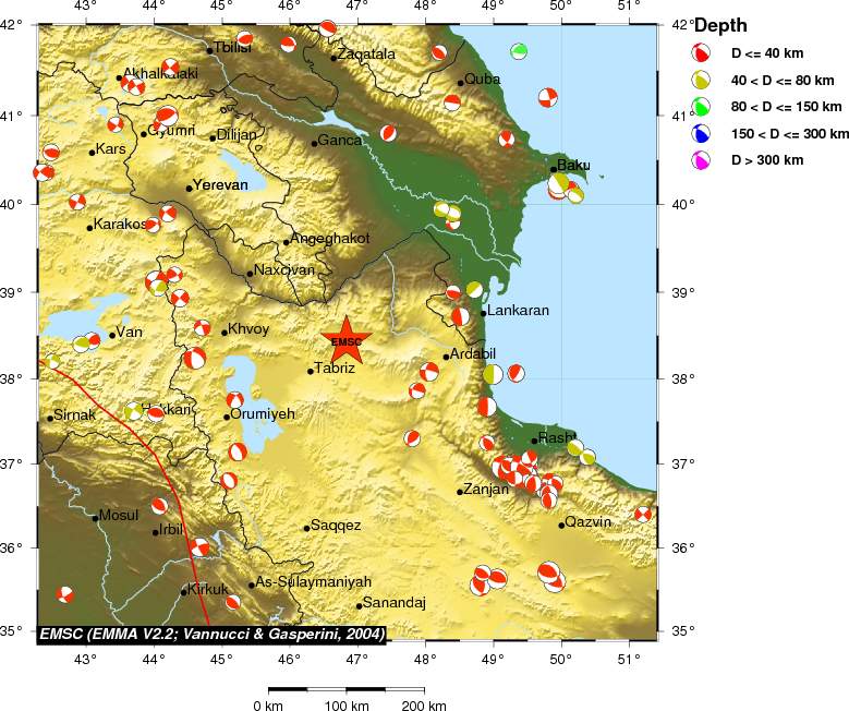 Regional moment Tensor