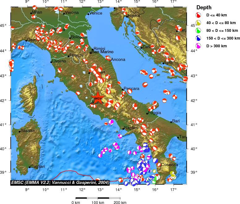 Regional moment Tensor