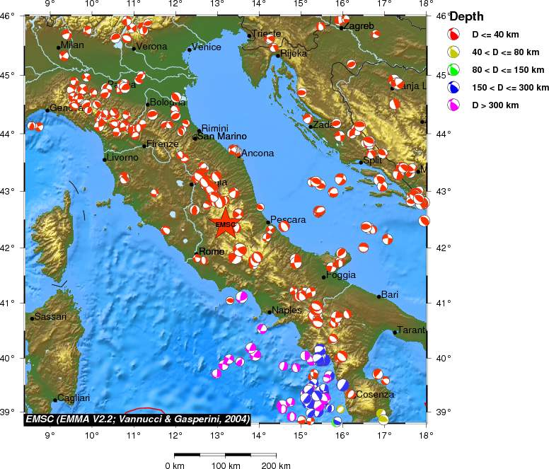 Regional moment Tensor