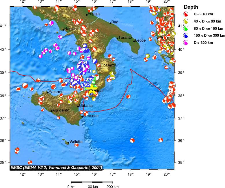 Regional moment Tensor