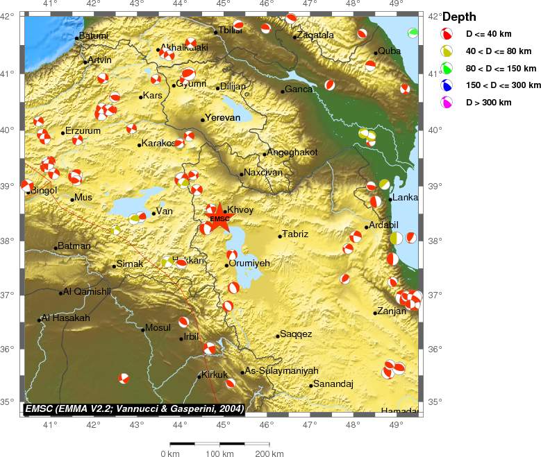 Regional moment Tensor