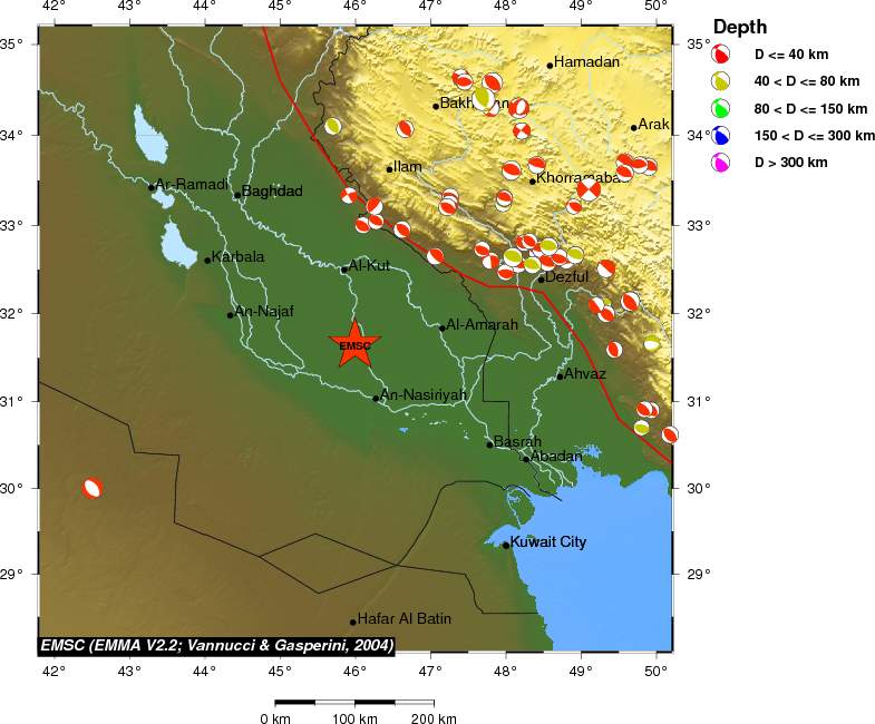 Regional moment Tensor