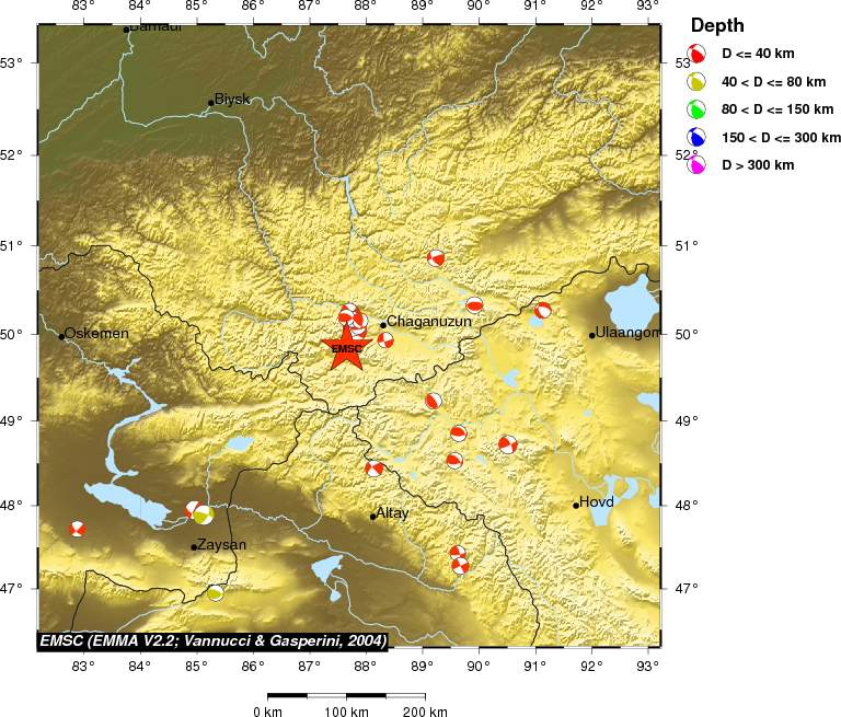 Regional moment Tensor