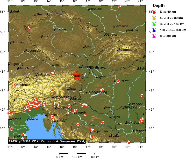 Regional moment Tensor