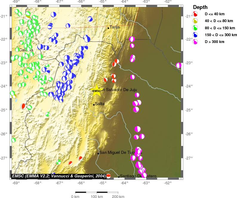 Regional moment Tensor