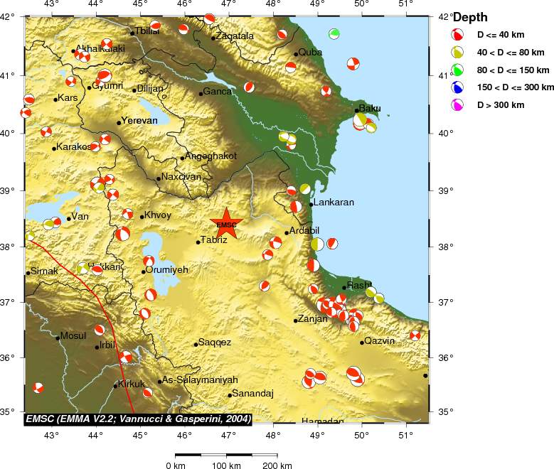 Regional moment Tensor
