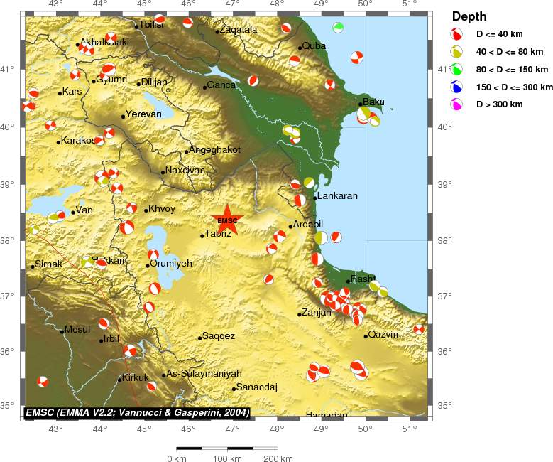 Regional moment Tensor
