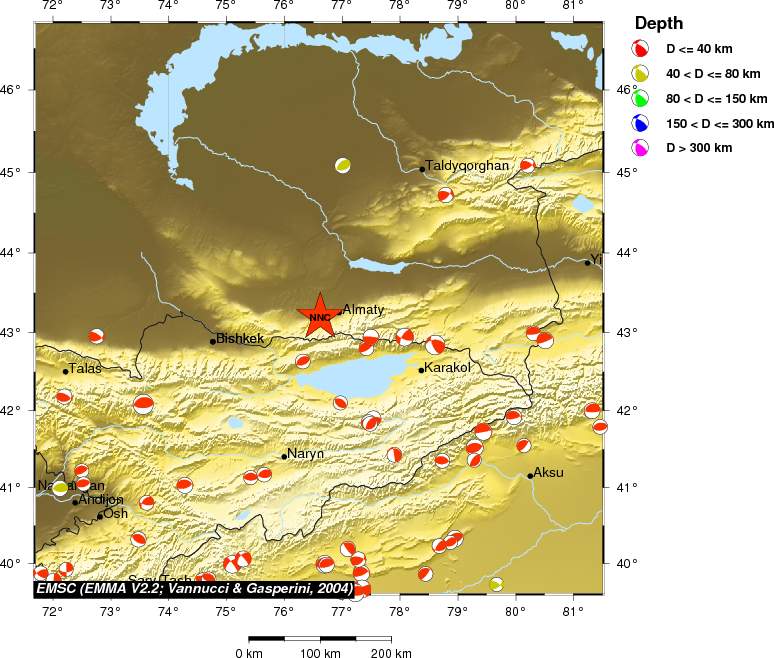 Regional moment Tensor