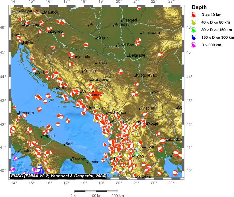 Regional moment Tensor