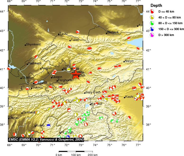 Regional moment Tensor