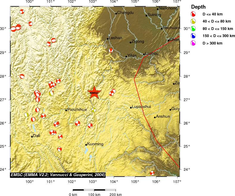 Regional moment Tensor