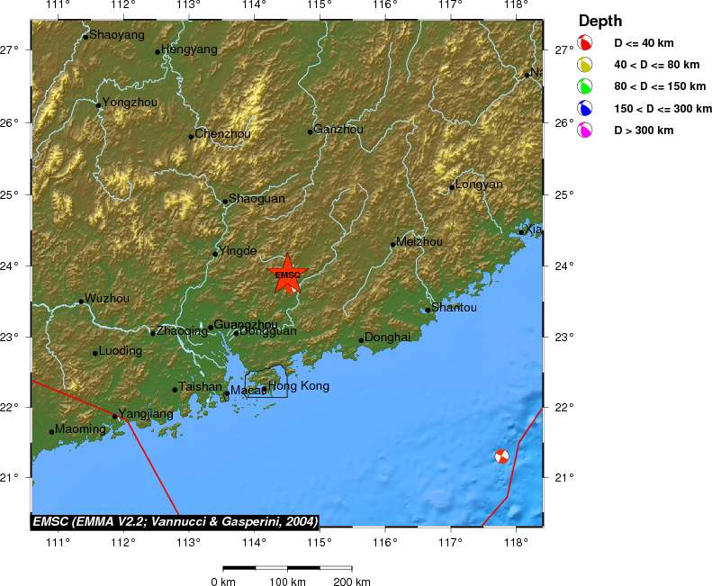 Regional moment Tensor