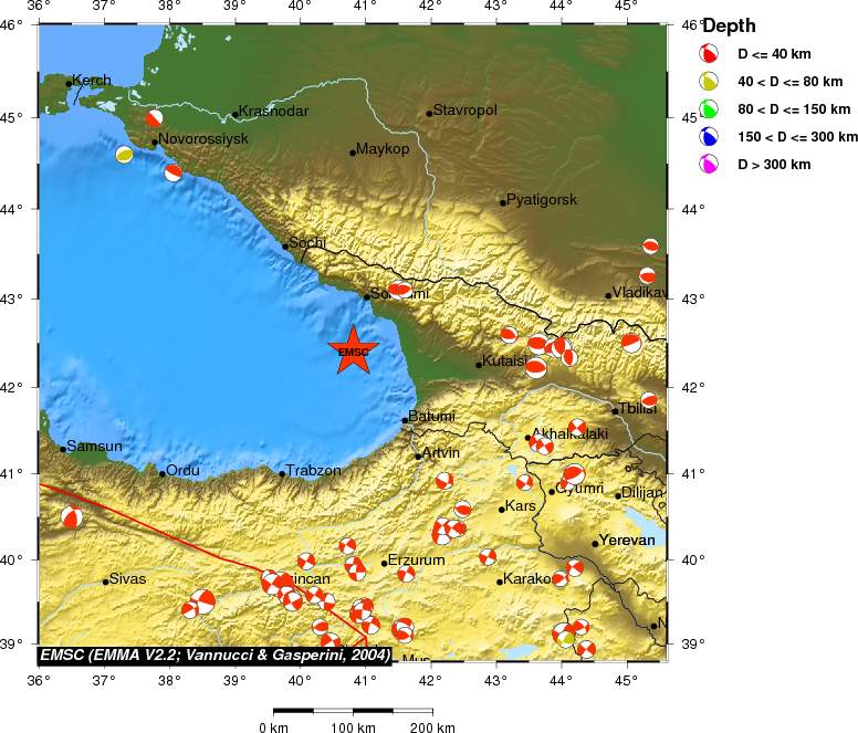 Regional moment Tensor