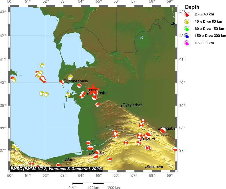 Regional moment Tensor