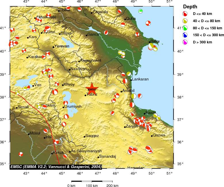 Regional moment Tensor