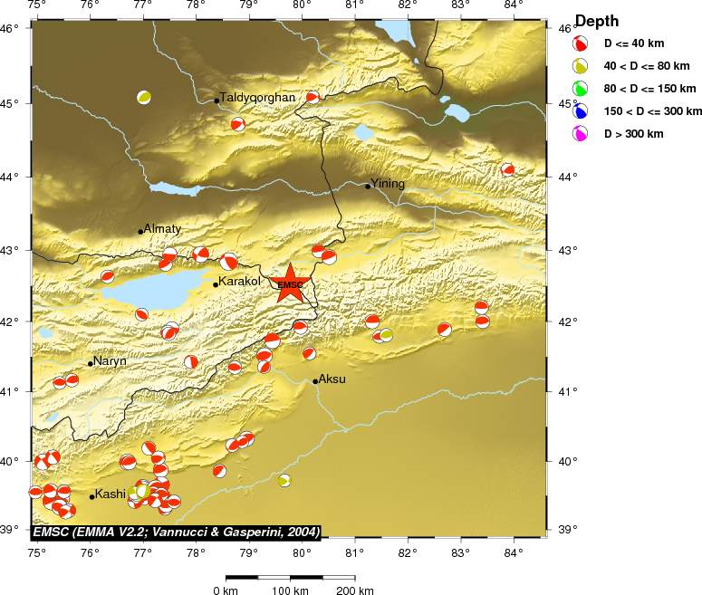 Regional moment Tensor