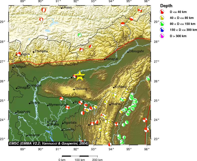 Regional moment Tensor