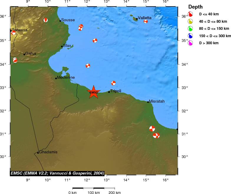 Regional moment Tensor