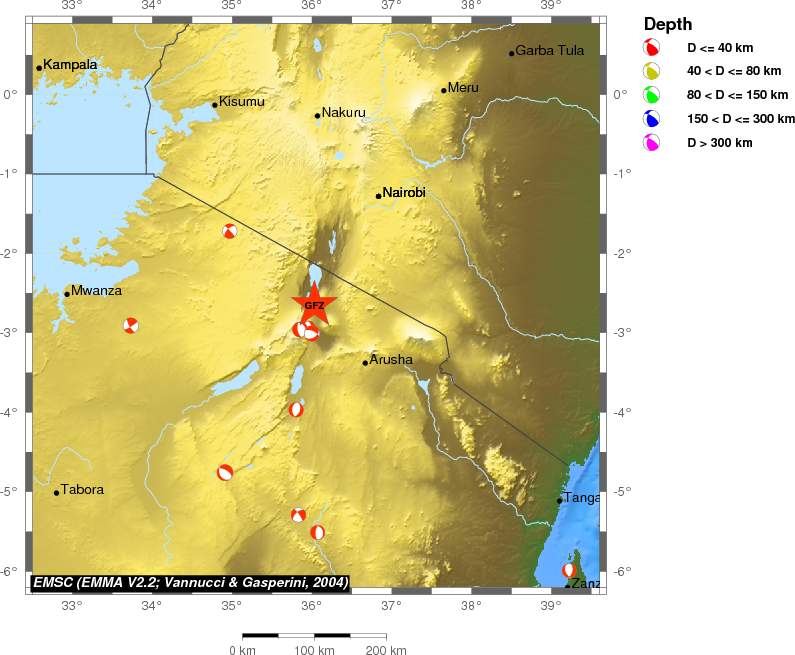 Regional moment Tensor