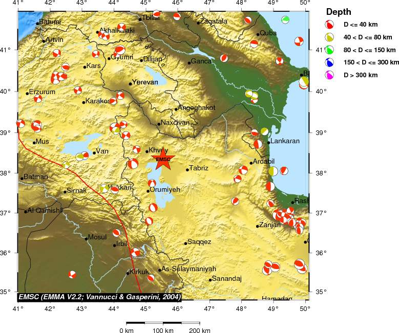 Regional moment Tensor