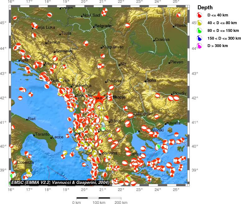 Regional moment Tensor