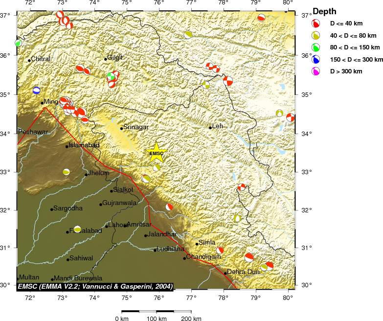 Regional moment Tensor