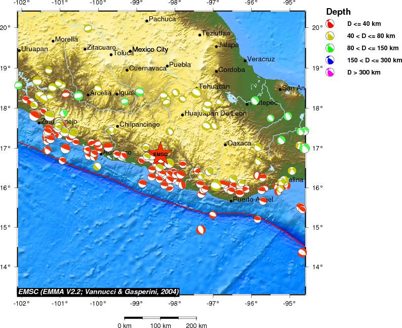 Regional moment Tensor