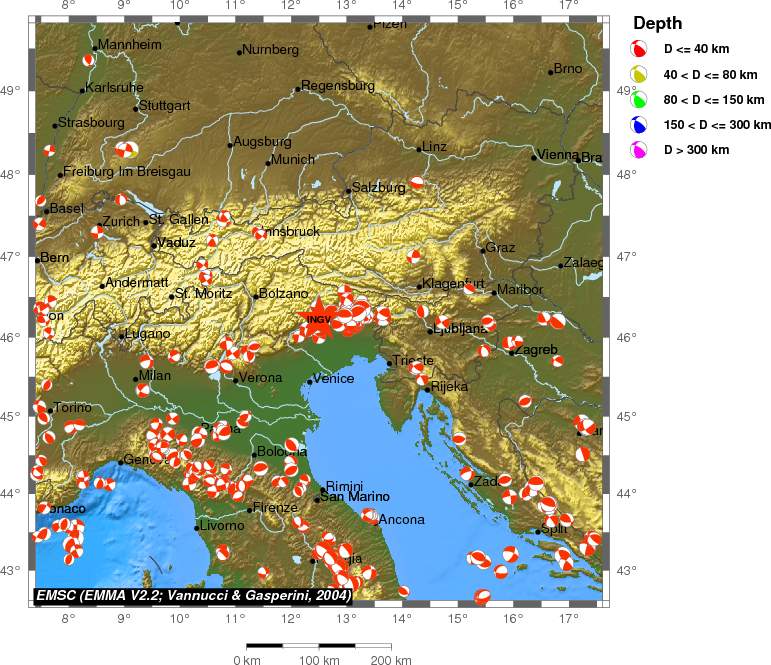 Regional moment Tensor