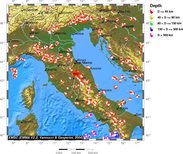 Regional moment Tensor