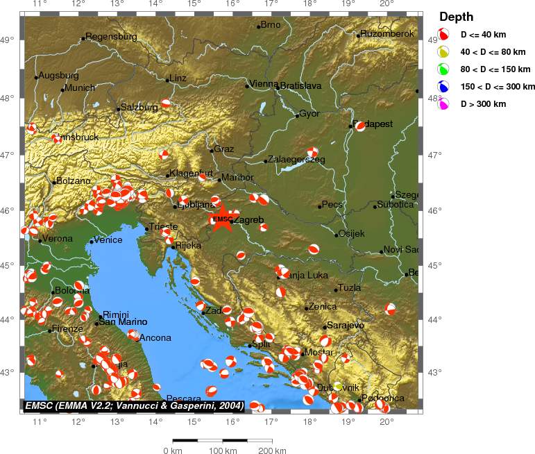 Regional moment Tensor