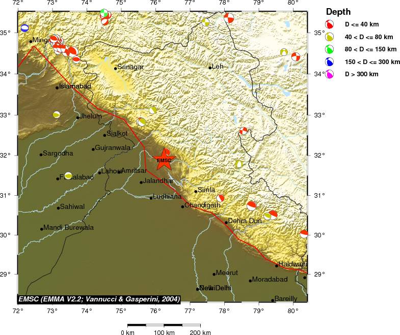 Regional moment Tensor