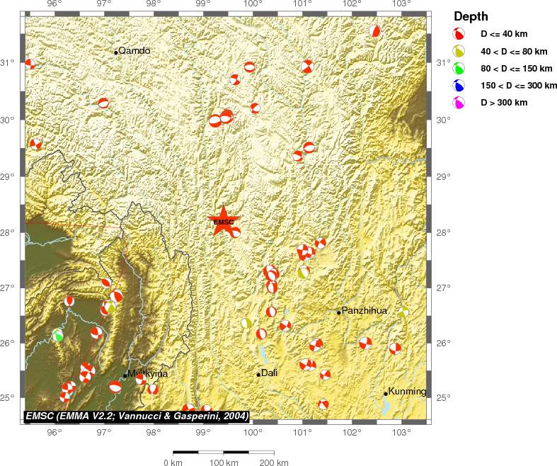 Regional moment Tensor