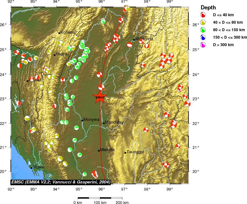 Regional moment Tensor