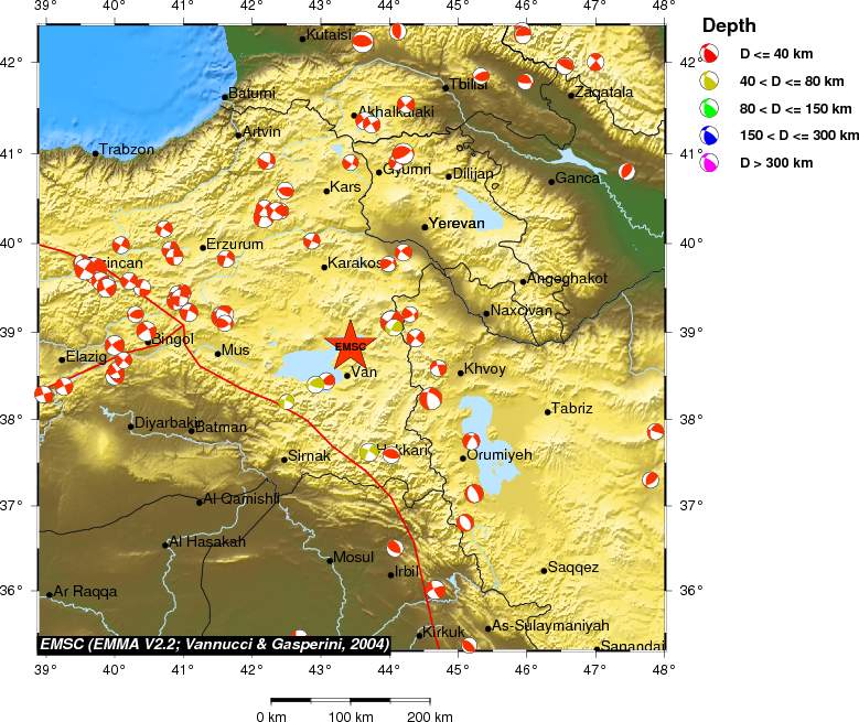 Regional moment Tensor