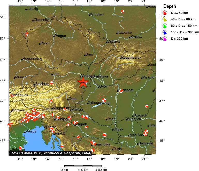 Regional moment Tensor