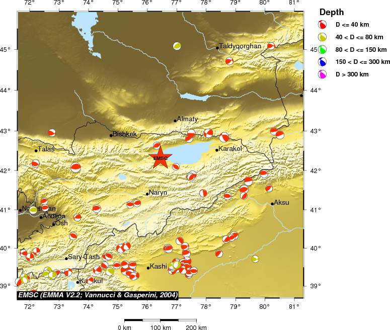 Regional moment Tensor
